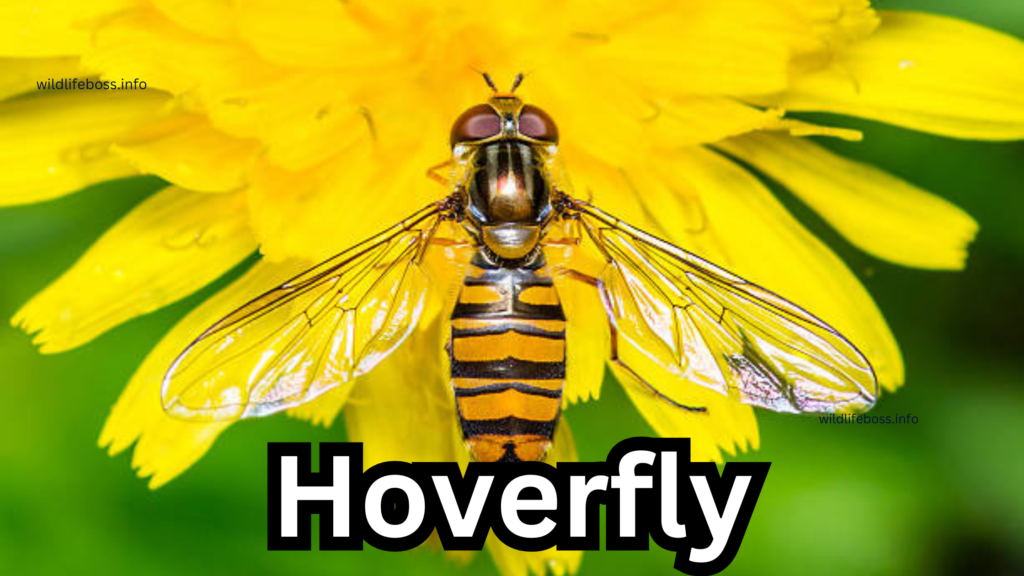 Hoverfly is similar to butterflies