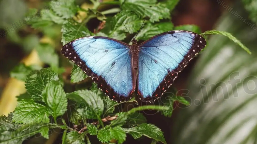 blue-butterfly-on-leaf